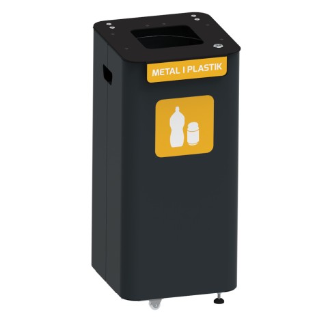 Modularer Recycling-Behälter mit 70 Litern Fassungsvermögen und Verbindungsfunktion